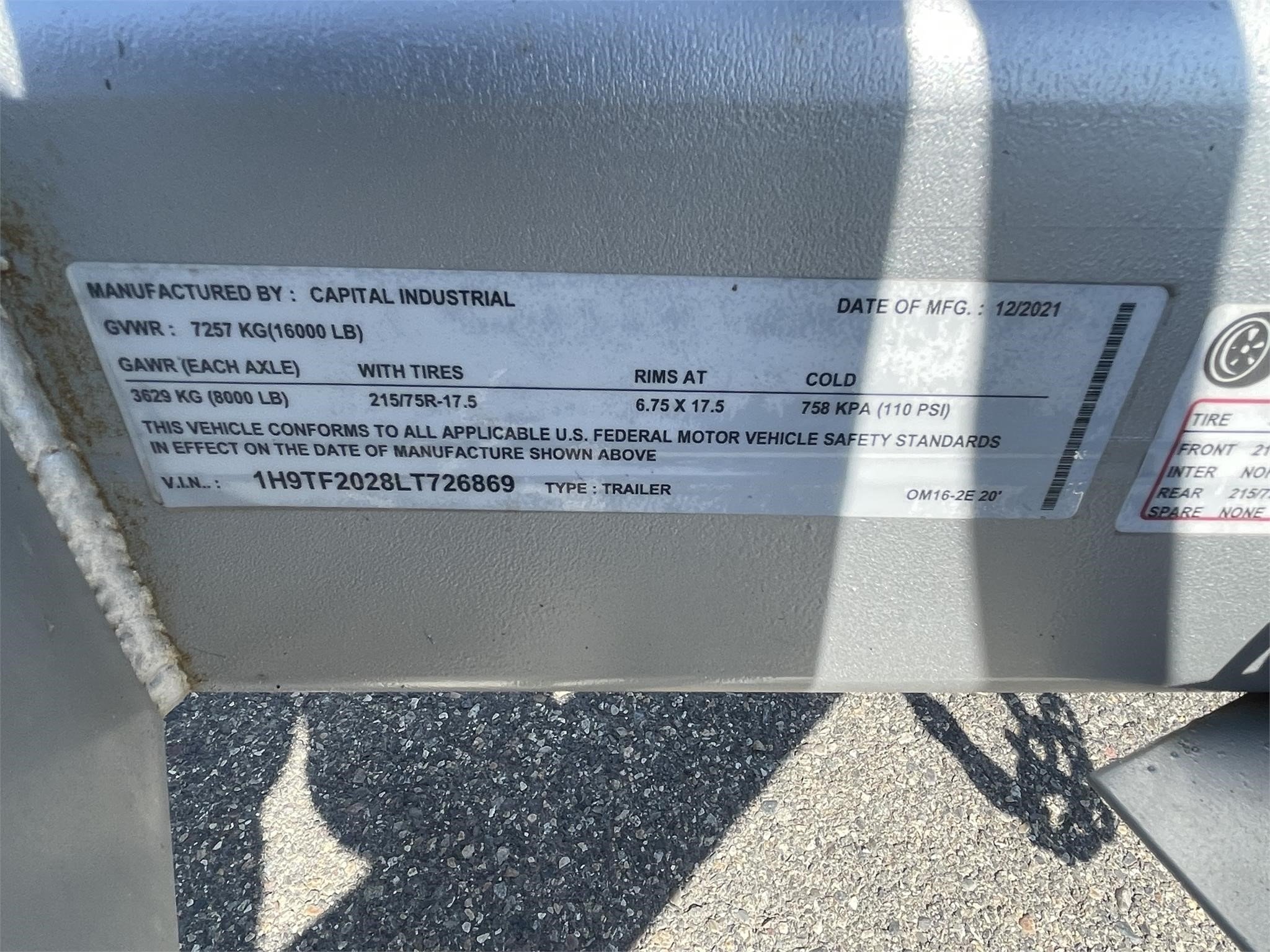 2021 OLYMPIC OM16-2E - image 5 of 5