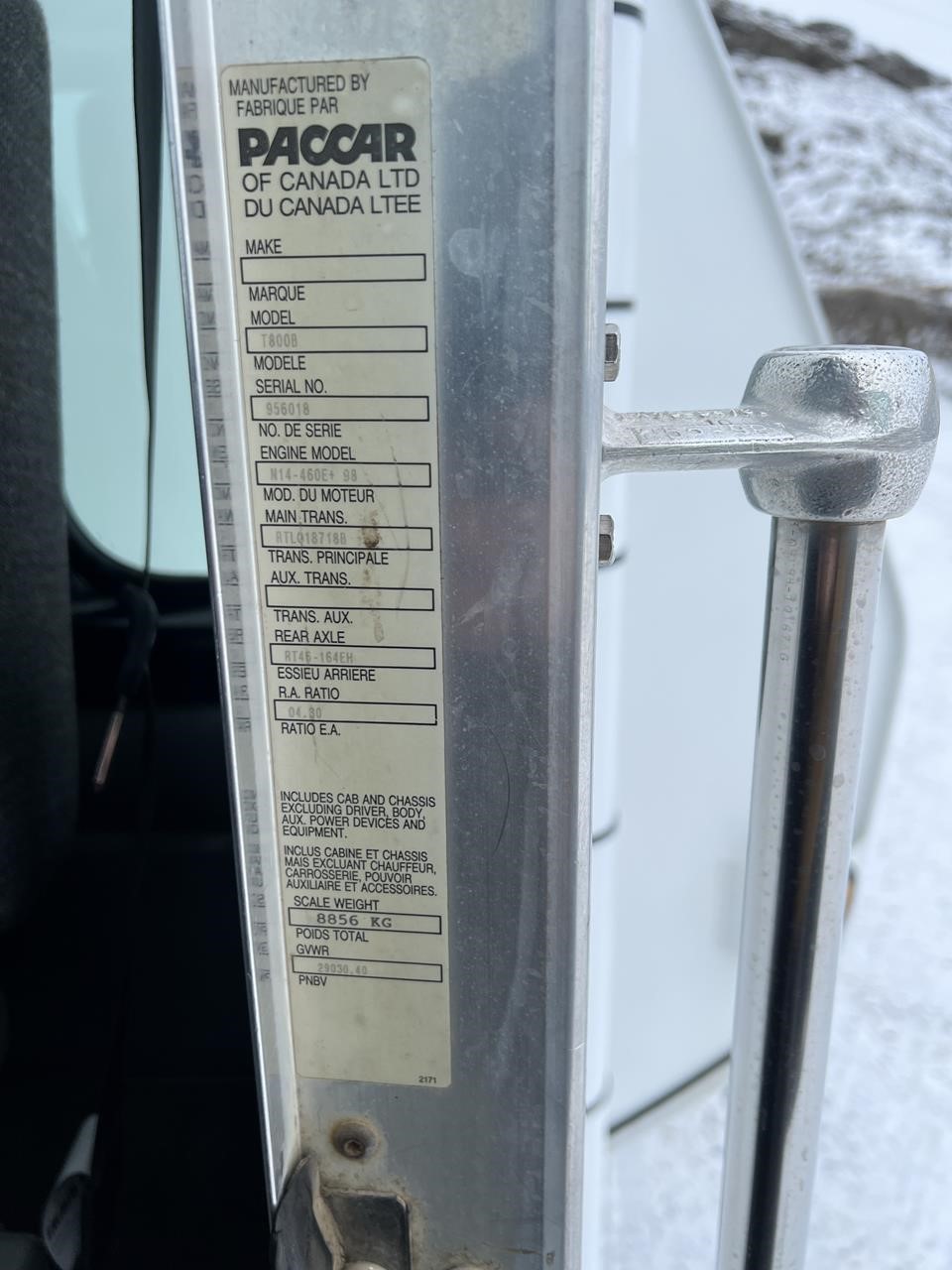 1999 KENWORTH T800 9043678511 1999 KENWORTH T800 9043678511