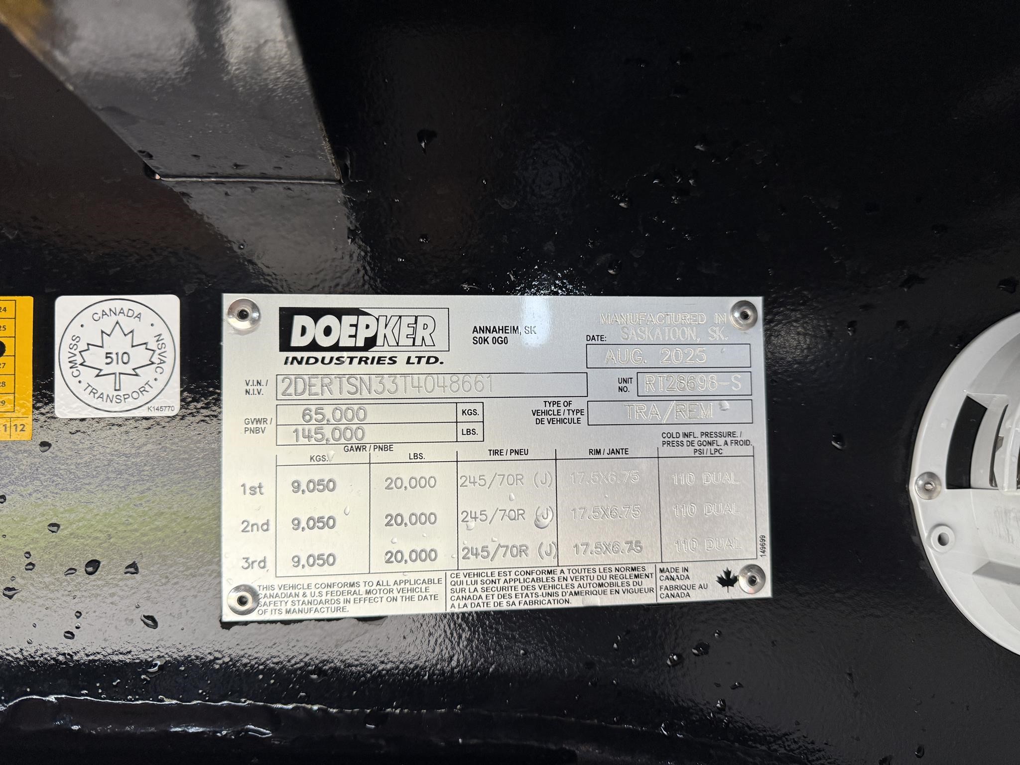 2026 DOEPKER RT28698 10026063360 2026 DOEPKER RT28698 10026063360